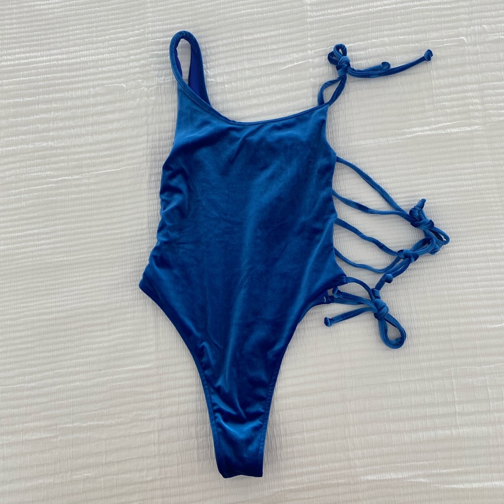 Frankie’s Blue Velvet One Piece